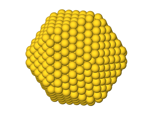 Atomistic structure from ovito